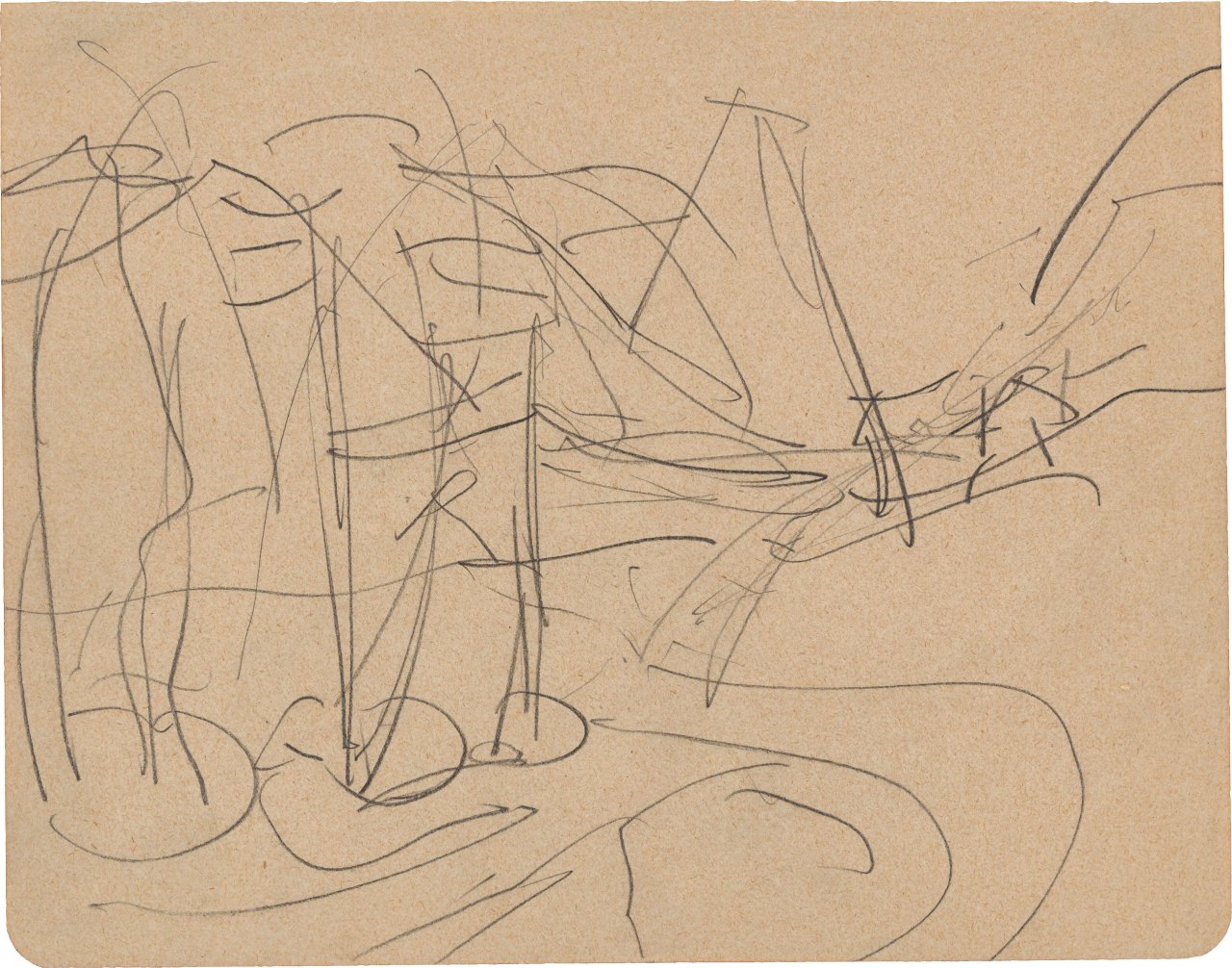 This picture shows the following artwork: Ernst Ludwig Kirchner. ”Der erste Schnee”. Circa 1922.