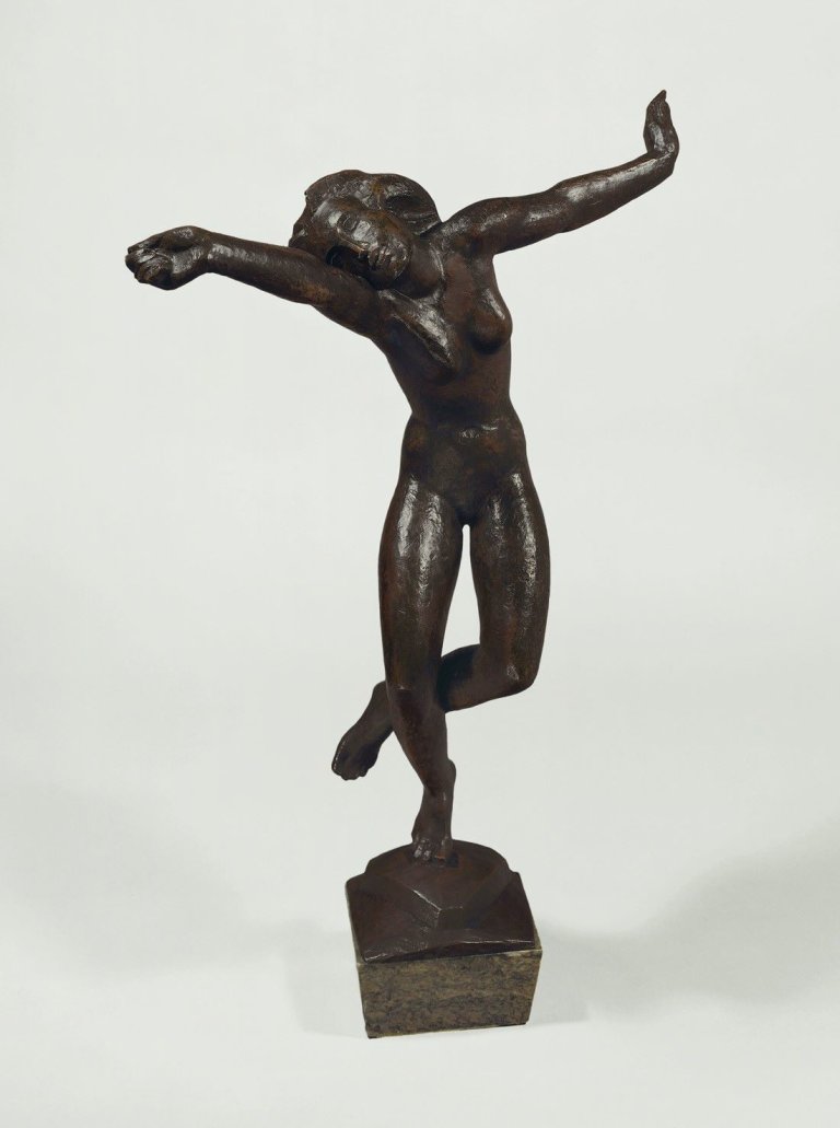 This picture shows the following artwork: Georg Kolbe. Brunnentänzerin. 1922.