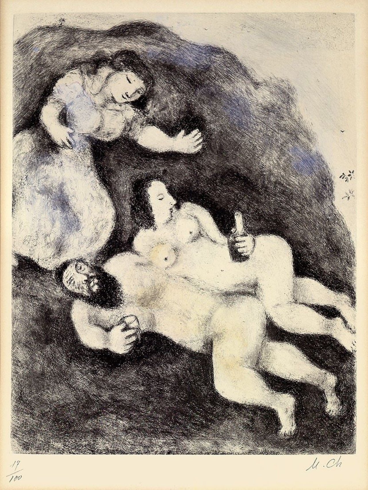 This picture shows the following artwork: Marc Chagall. Aus: „Bible“. 1931/38/1958.