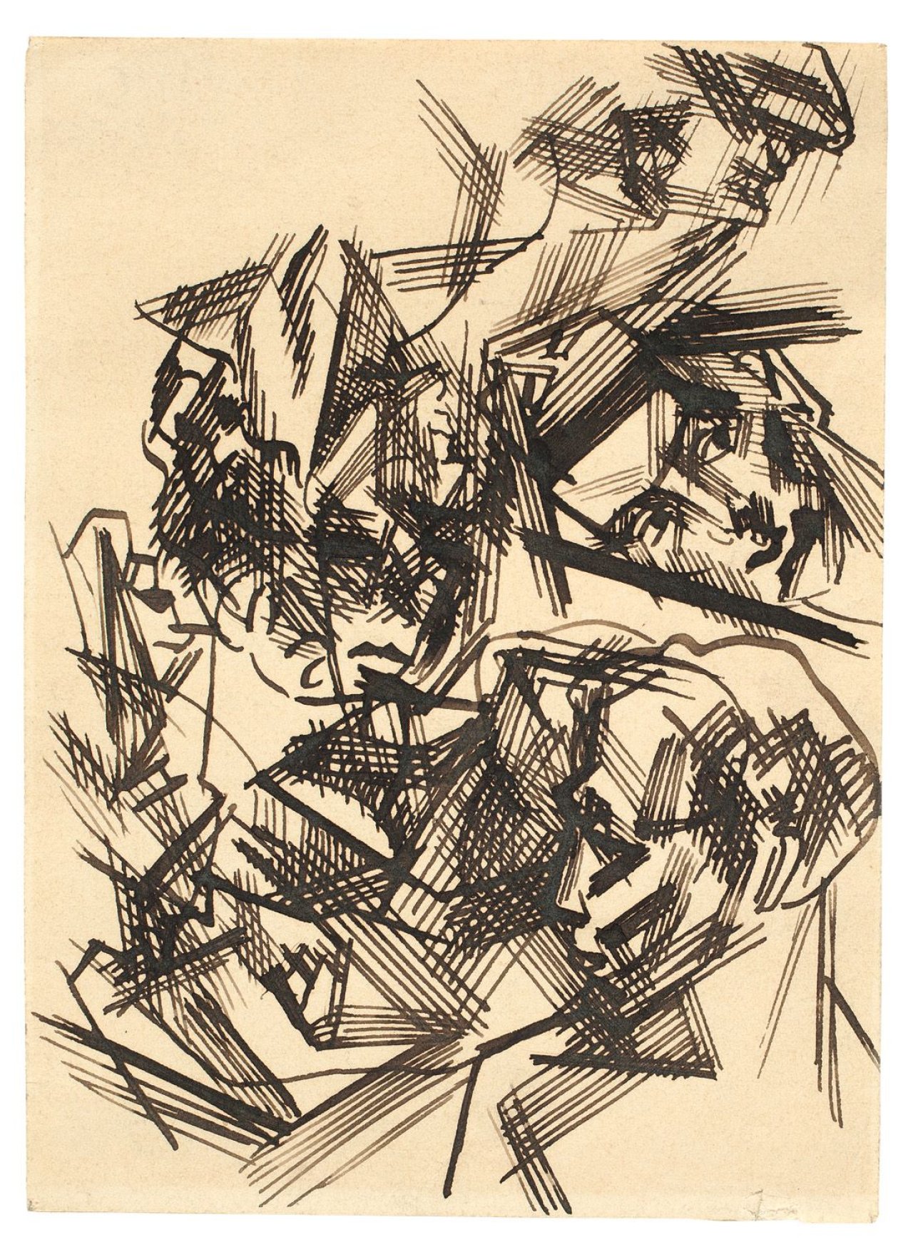 This picture shows the following artwork: August Macke. „Vision I“. 1913.