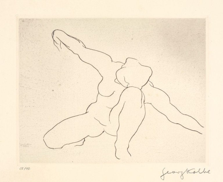 This picture shows the following artwork: Georg Kolbe. „Ruf der Erde“. 1933.