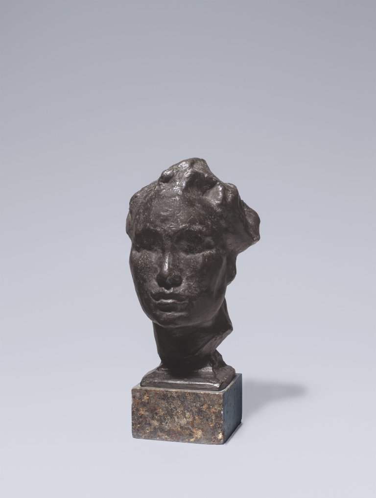 This picture shows the following artwork: Georg Kolbe. ”Kopf Genius”. 1927/28.