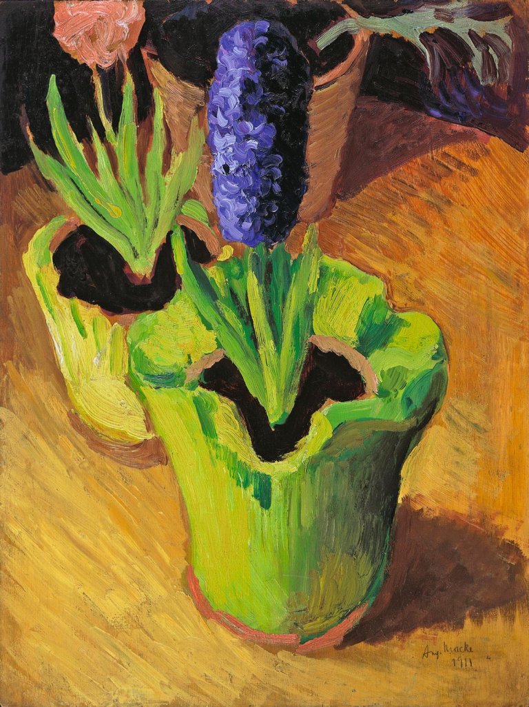 This picture shows the following artwork: August Macke. „Hyazinthen“. 1911.