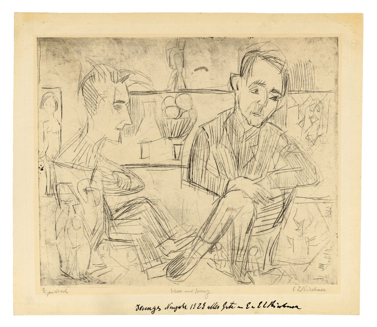 This picture shows the following artwork: Ernst Ludwig Kirchner. 