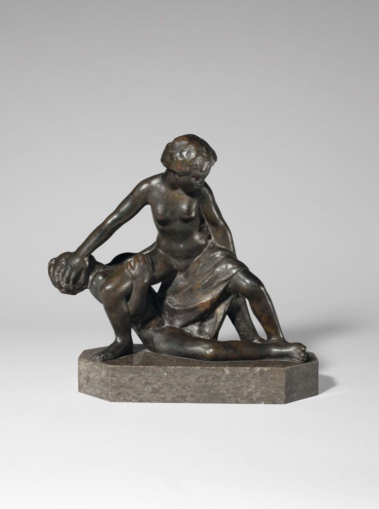 This picture shows the following artwork: Georg Kolbe. „Liebeskampf“. 1908.