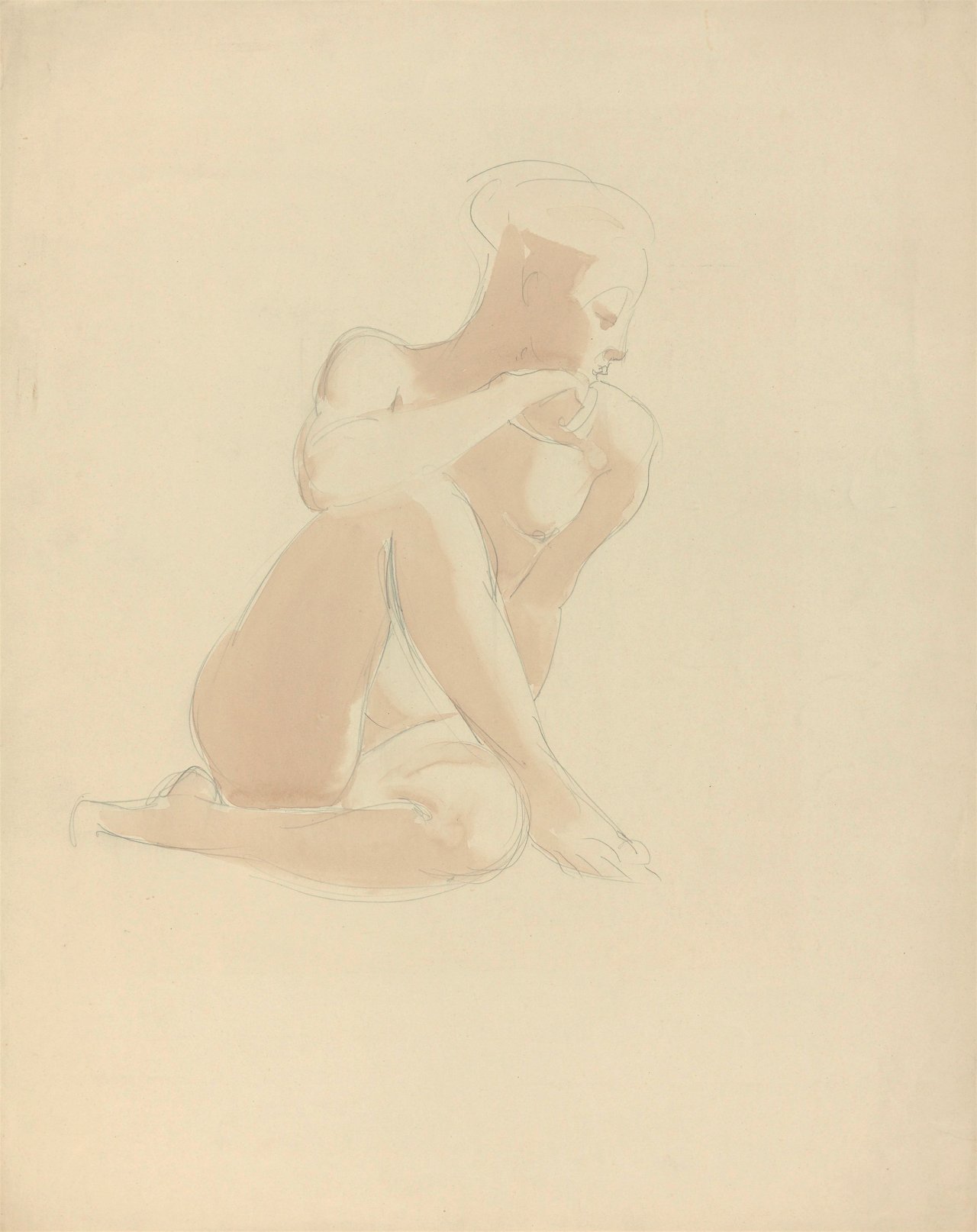 This picture shows the following artwork: Georg Kolbe. Nude.