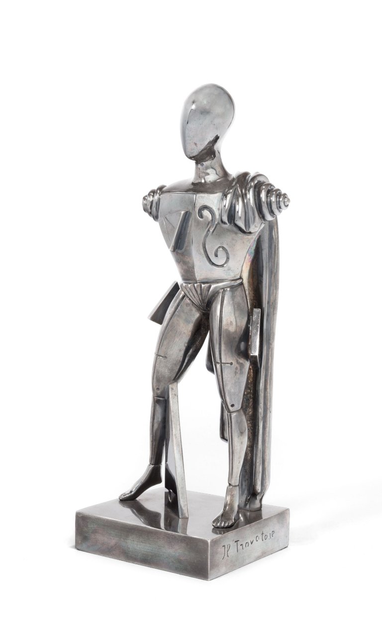 This picture shows the following artwork: Giorgio de Chirico. ”Il Trovatore”. Circa 1971.