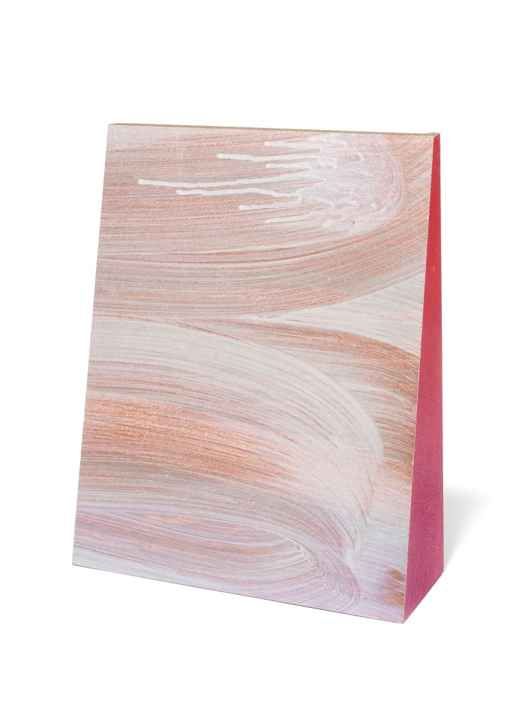 This picture shows the following artwork: Katharina Grosse. ”Kopf- und Lesehilfe: Der Grosse Rückbau”. 2001.