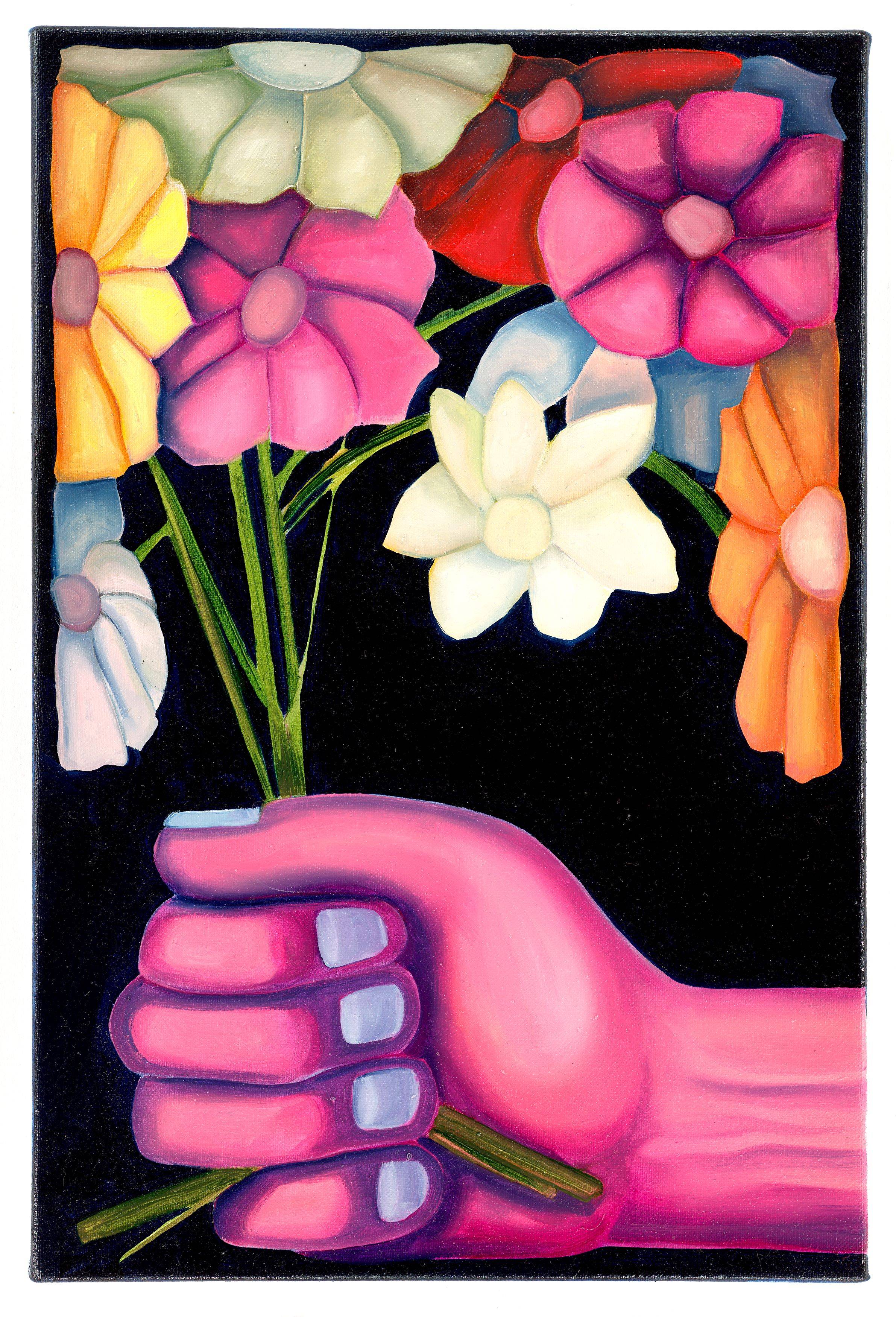 This picture shows the following artwork: André Wendland. ”Romantic Streak”. 2024.