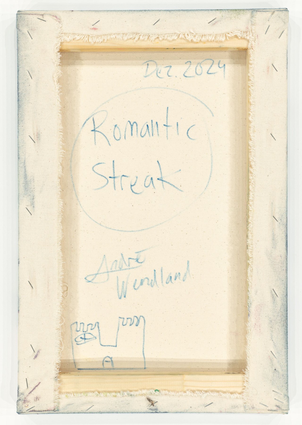 This picture shows the following artwork: André Wendland. ”Romantic Streak”. 2024.