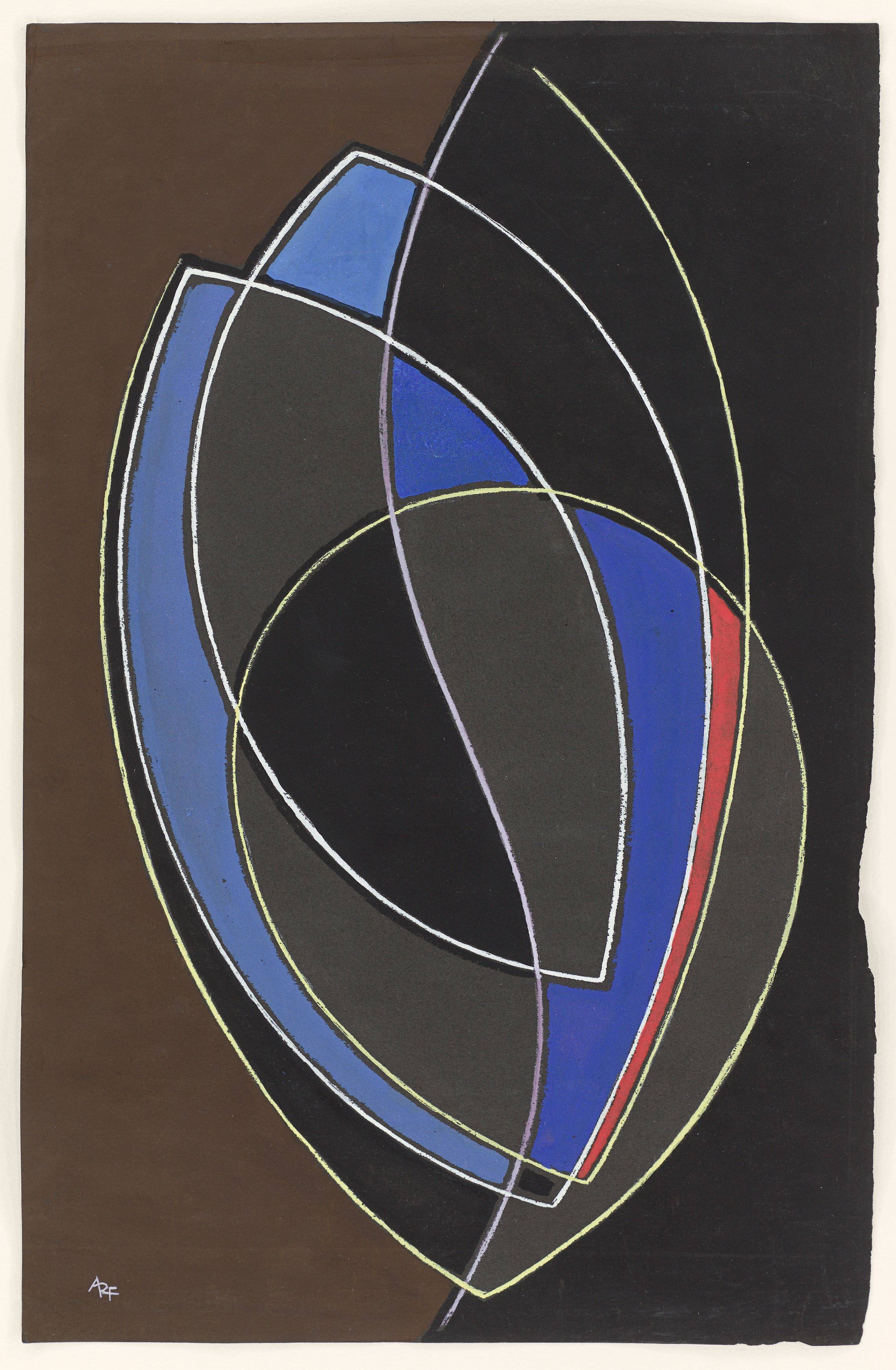 This picture shows the following artwork: Adolf Fleischmann. Untitled. 1947.