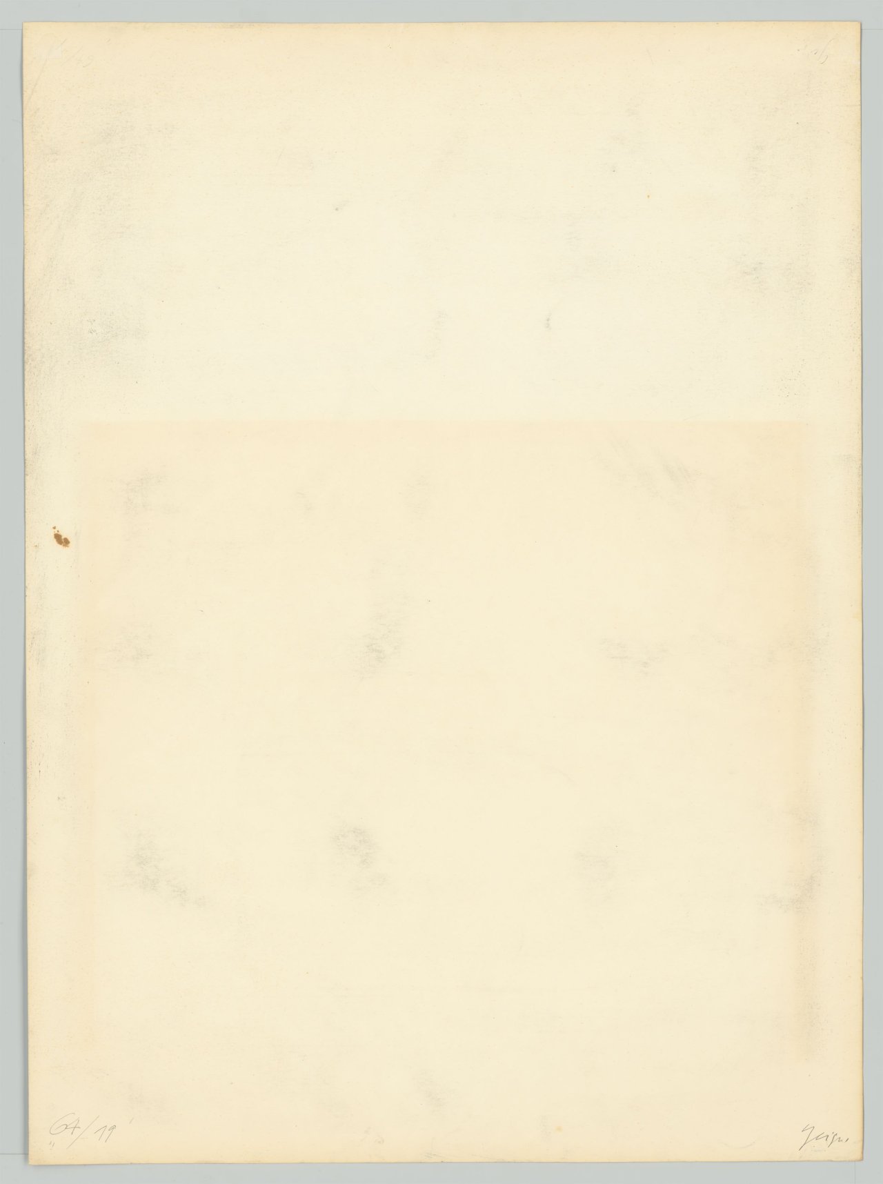 This picture shows the following artwork: Rupprecht Geiger. Untitled. 1964.