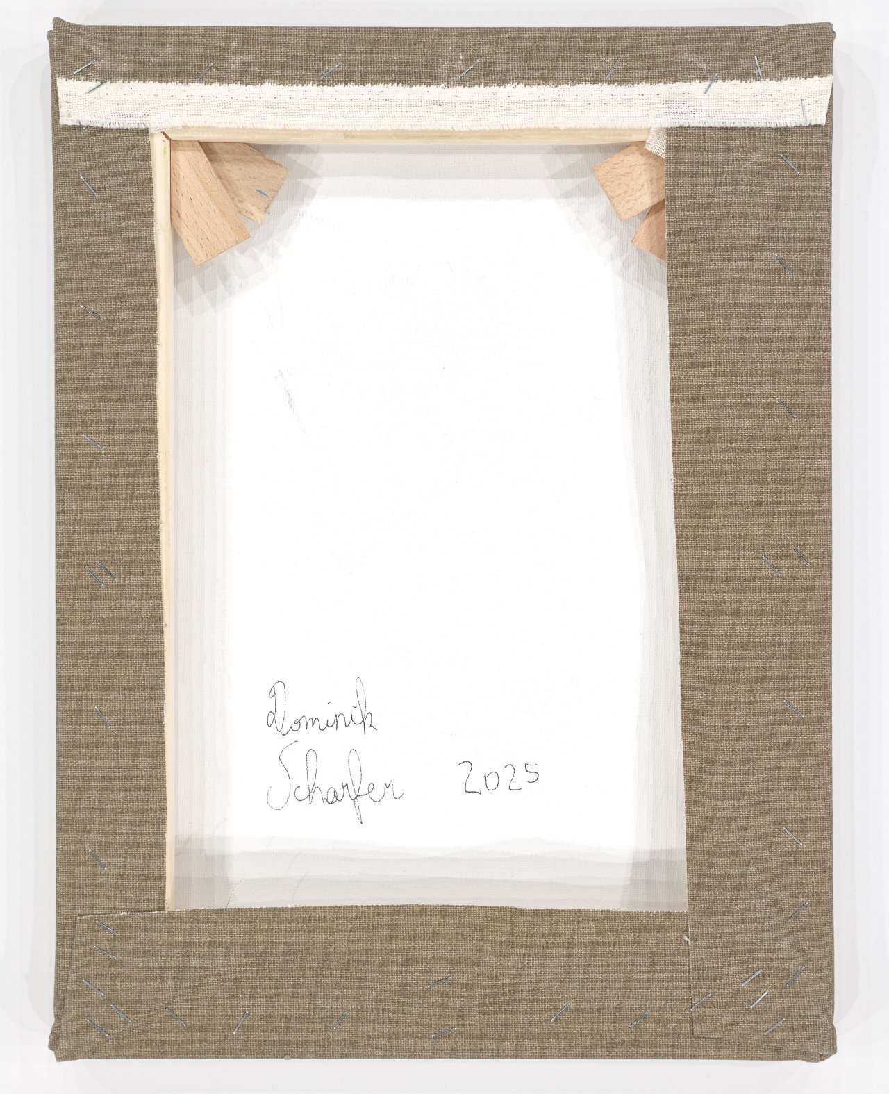 This picture shows the following artwork: Dominik Scharfer. Untitled. 2025.