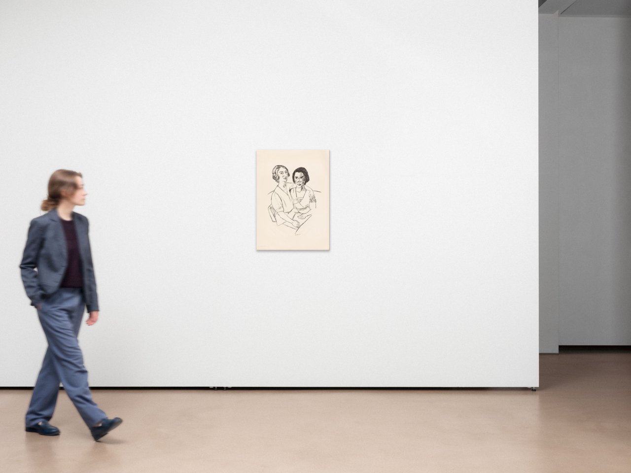 This picture shows the following artwork: Max Beckmann. ”Zwei Frauen”. 1922.